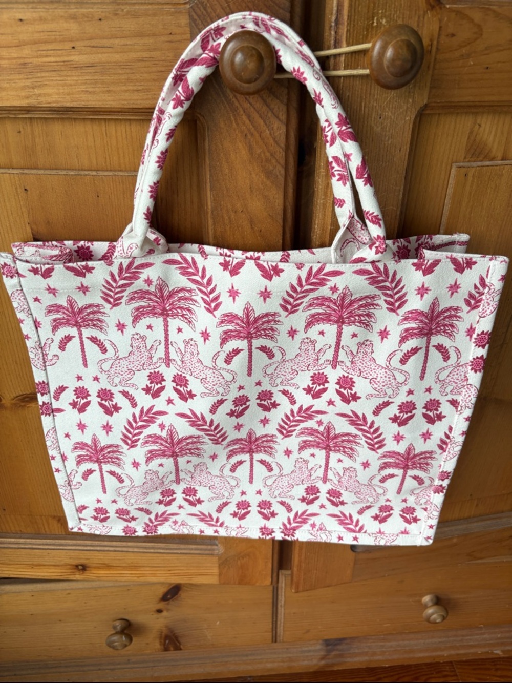 NEW WITHOUT TAGS. Adorable cotton tote - Picture 2 of 5